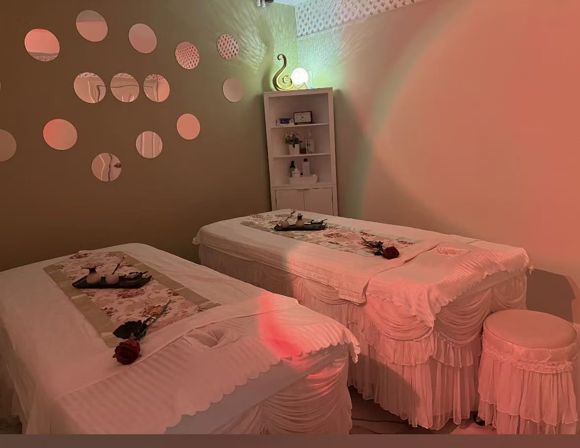 Guests enjoying a celebration package at Sakura Spa