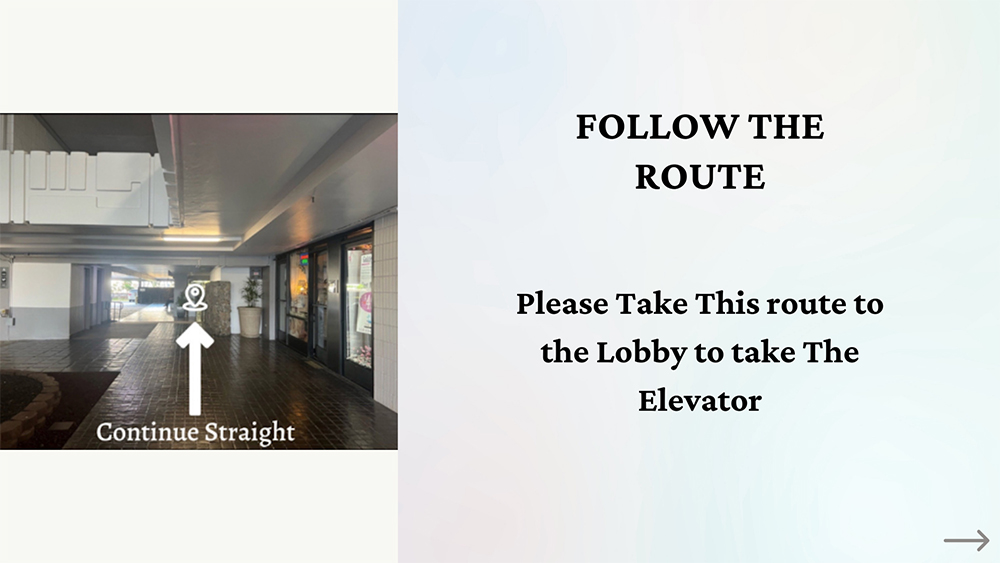 Sakura Massage and Spa parking direction step 6